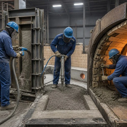 Wann sollten Sie Gießmasse, Stampfmasse oder feuerfestes Kunststoffmaterial v...